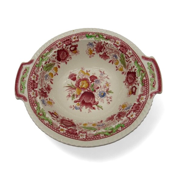 JOHNSON BROTHERS Winchester Floral Vegetable Serving Bowl England Vintage - Picture 1 of 10